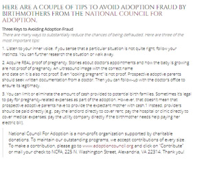 Adoption scam - Tips to avoid being scammed