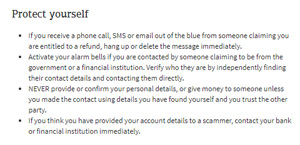 Bank Refund Scams