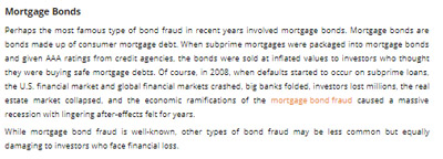 Guarding Against Bond Scams