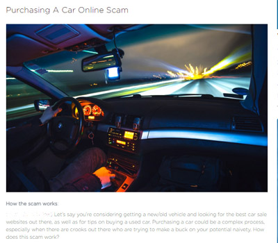 Car Purchase Scams